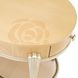 Camellia Field Caramel Oval End Table with Drawer