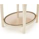 Camellia Field Caramel Oval End Table with Drawer