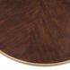 Camellia Field Warm Pecan Free Form Cocktail Table