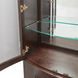 Camellia Field Warm Pecan 2 Door Display Cabinet