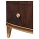 Camellia Field Warm Pecan 2 Door Display Cabinet