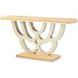 Camellia Field Caramel Rectangular Console Table