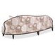 Camellia Field Porcini and Warm Pecan Asymmetrical Velvet 107" Sofa