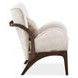 Camellia Field Warm Pecan and Porcini Accent Chair
