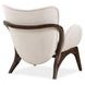 Camellia Field Warm Pecan and Porcini Accent Chair