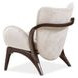 Camellia Field Warm Pecan and Porcini Accent Chair