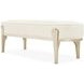 Camellia Field Cornsilk Upholstered Bed Bench