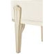 Camellia Field Cornsilk Upholstered Bed Bench