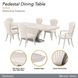 Fantosini Silver Mist 140" Extendable Rectangular Dining Table