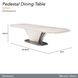 Fantosini Silver Mist 140" Extendable Rectangular Dining Table