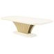Fantosini Creamy Pearl 140" Extendable Rectangular Dining Table