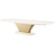 Fantosini Creamy Pearl 140" Extendable Rectangular Dining Table