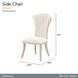 Fantosini Cappuccino Upholstered Dining Side Chair Set of 2