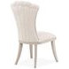 Fontessa Cappuccino Upholstered Dining Side Chair Set of 2