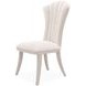 Fontessa Cappuccino Upholstered Dining Side Chair Set of 2