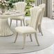 Fontessa Cappuccino Upholstered Dining Side Chair Set of 2