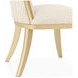 Fantosini Natural Upholstered Dining Side Chair Set of 2