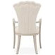 Fantosini Cappuccino Upholstered Dining Arm Chair Set of 2