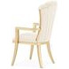 Fantosini Natural Upholstered Dining Arm Chair Set of 2