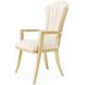 Fantosini Natural Upholstered Dining Arm Chair Set of 2
