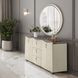 Fontessa Silver Mist 2 Door Sideboard with Mirror