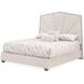 Fantosini Silver Mist and Cappuccino Upholstered Panel Bedroom Set