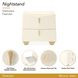 Fantosini Creamy Pearl 2 Drawer Nightstand