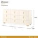 Fantosini Creamy Pearl 9 Drawer Dresser