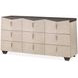 Fantosini Silver Mist Fan Platform Bedroom Set