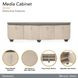 Fantosini Silver Mist 80" TV Stand
