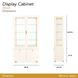 Fantosini Creamy Pearl 2 Door Display Cabinet