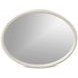 Fantosini Silver Oval Wall Mirror