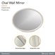 Fantosini Silver Oval Wall Mirror