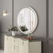 Fantosini Silver Oval Wall Mirror