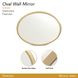 Fantosini Gold Oval Wall Mirror