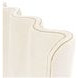 Terravista Creamy Pearl King Upholstered Panel Bed