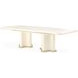 La Terrazza Creamy Pearl Extendable Rectangular Dining Room Set
