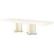 La Terrazza Creamy Pearl Extendable Rectangular Dining Room Set