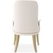 La Terrazza Creamy Pearl Upholstered Dining Arm Chair Set of 2