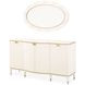 La Terrazza Creamy Pearl Extendable Rectangular Dining Room Set