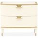 La Terrazza Creamy Pearl 2 Drawer Large Nightstand
