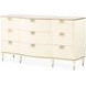 Terravista Creamy Pearl 9 Drawer Dresser