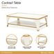 La Terrazza Creamy Pearl Rectangular Cocktail Table