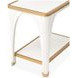 Terravista Creamy Pearl Rectangular End Table