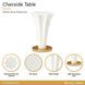 La Terrazza Creamy Pearl Octagonal Chairside Table