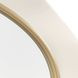 Terravista Creamy Pearl Oval Wall Mirror