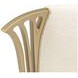 La Terrazza Creamy Pearl Upholstered Vanity Chair