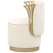 La Terrazza Creamy Pearl Upholstered Vanity Chair