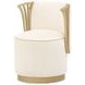 La Terrazza Creamy Pearl Upholstered Vanity Chair