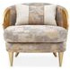 La Terrazza Light Champagne and Cappuccino Accent Chair